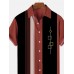 Men's 50's Vintage Casual Bowling Short Sleeve Shirt