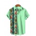 Alcoholic Bright Contrast Hawaiian Short Sleeve Shirt