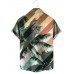 Men's Palm Stripe Print Shirt 57509228X