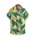 Men's Hawaiian Leaf Print Shirt 96182731X